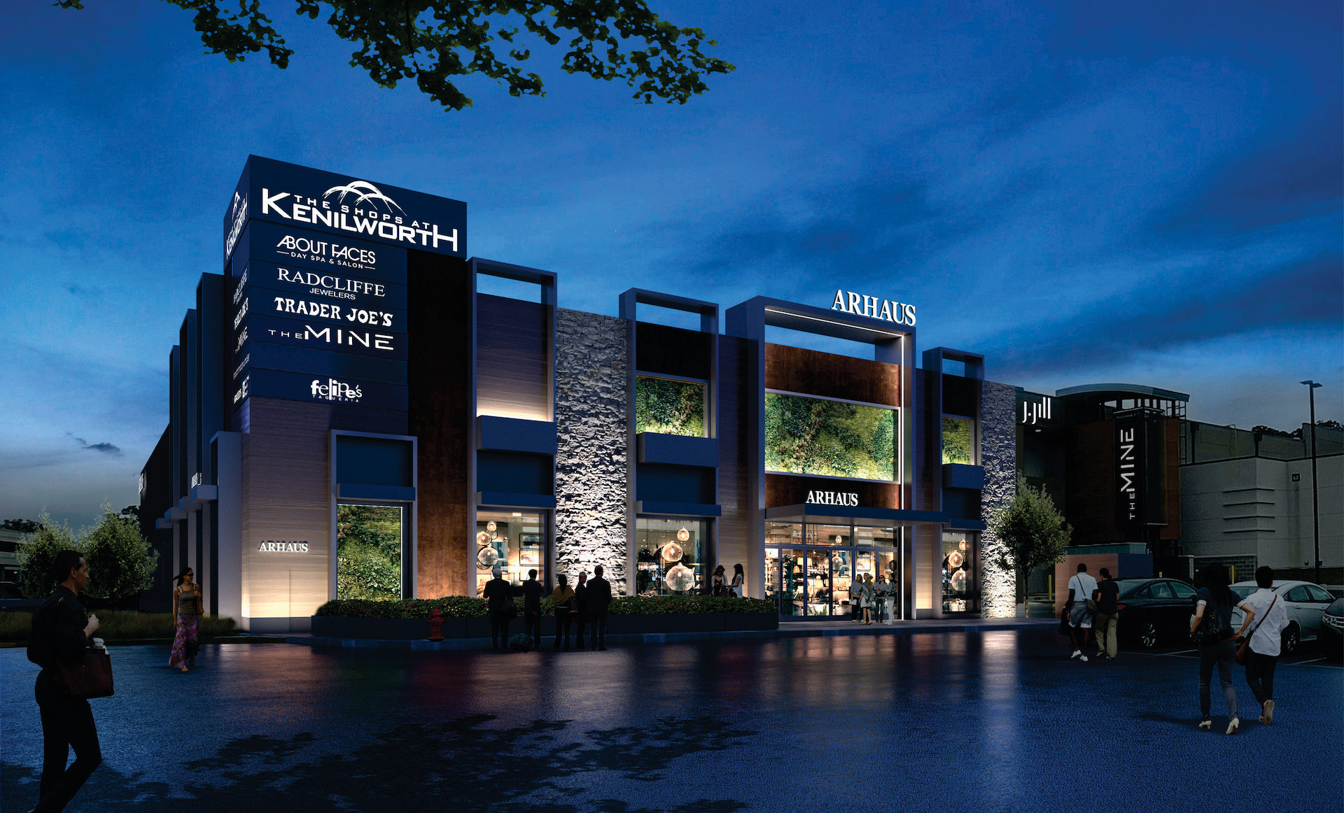 Arhaus evening view