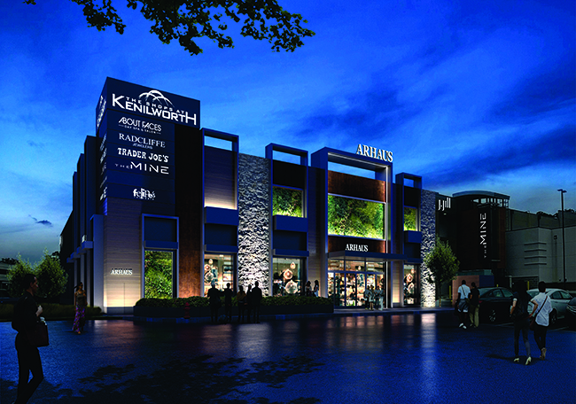 The Shops at Kenilworth night view