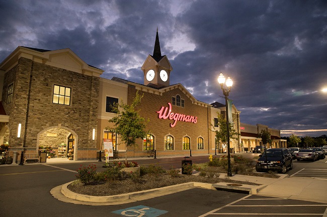 Wegmans at Waugh Chapel Towne Center evening view
