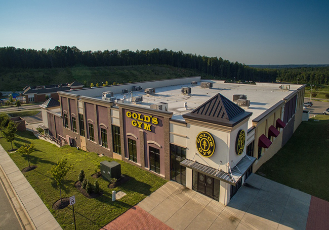 Gold's Gym top view