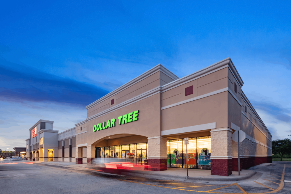 Dollar Tree side view