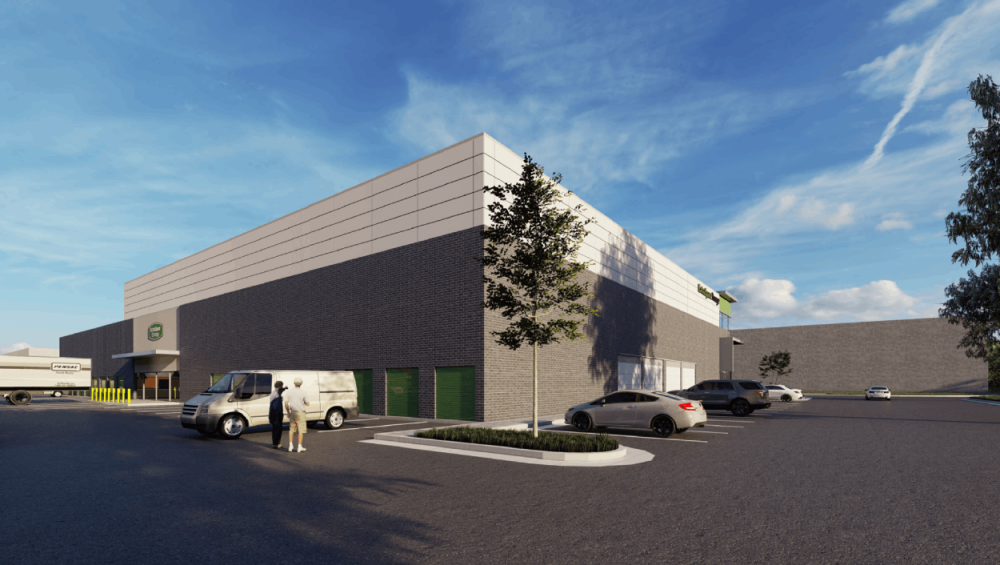 Reisterstown Self Storage space parking area